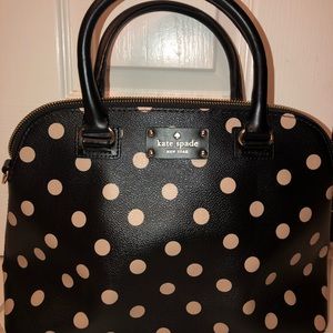 Black and White Polka Dot Kate Spade handbag